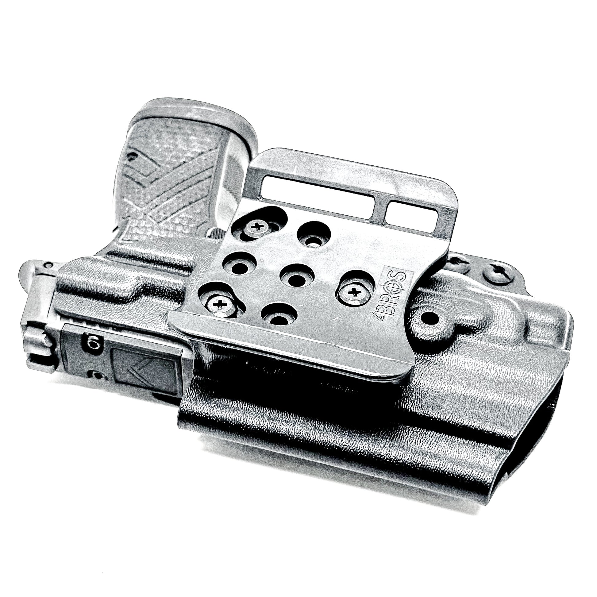 Precision Outside Waistband OWB holster for SIG P365-AXG Legion with FOXTROT2R. Adjustable retention, optics-ready, threaded barrel compatible. Made in the USA.
