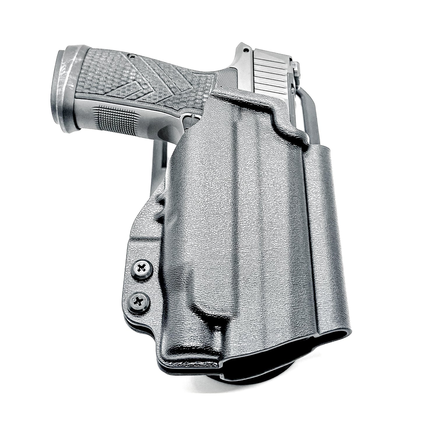 Sig Sauer P365-AXG Legion and FOXTROT2R Outside Waistband (OWB) holster light-duty & competition holster, offering secure retention and precise fit