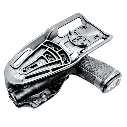 Sig Sauer P365-AXG Legion and FOXTROT2R Outside Waistband (OWB) holster light-duty & competition holster, offering secure retention and precise fit