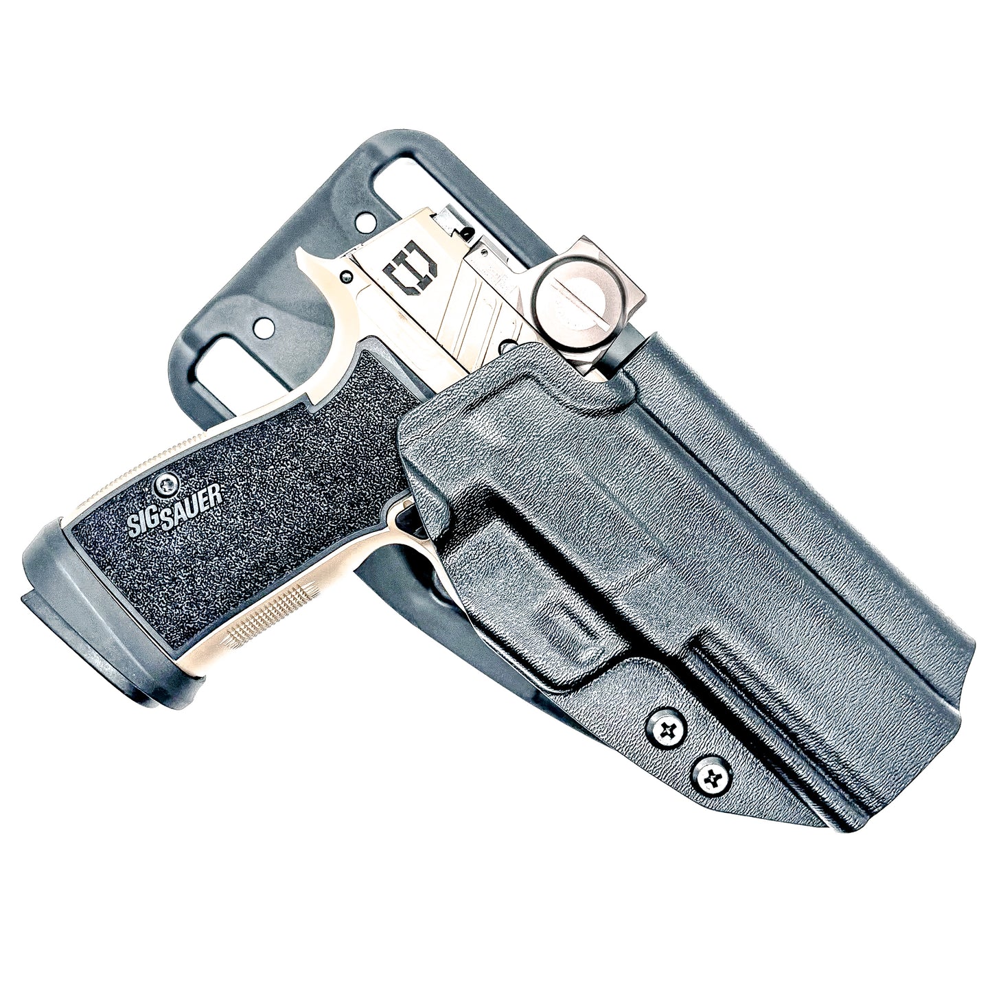 Outside waistband Duty & Competition holster for P365-DH3 AXG with optic cut