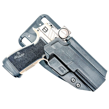 Outside waistband Duty & Competition holster for P365-DH3 AXG with optic cut