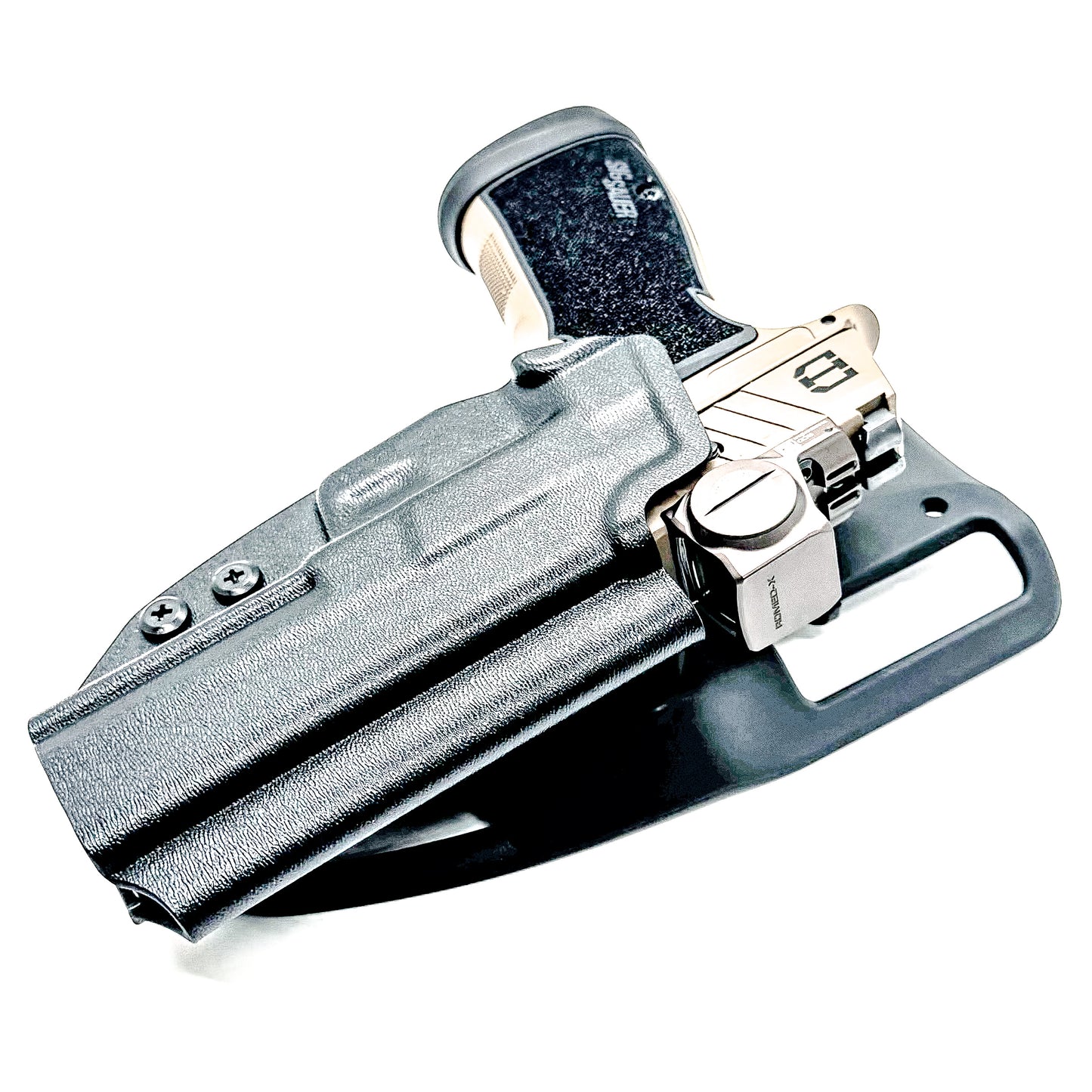 Outside waistband Duty & Competition holster for P365-DH3 AXG with optic cut
