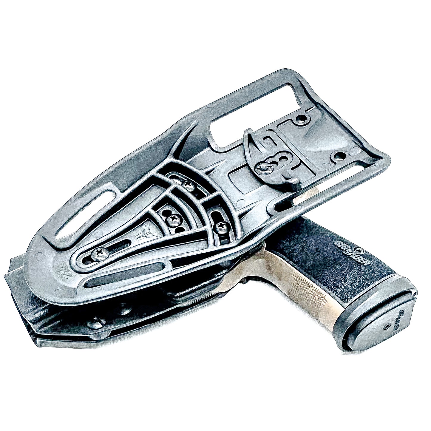 Outside waistband Duty & Competition holster for P365-DH3 AXG with optic cut