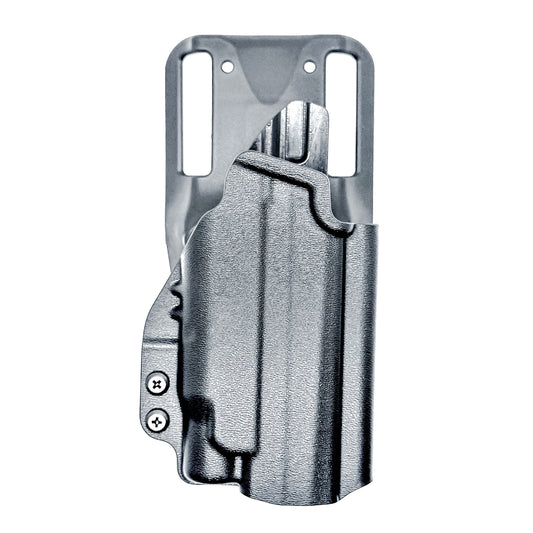 OWB holster for Sig Sauer P365-DH3 AXG with FOXTROT2R. Outside Waistband light duty & competition holster with adjustable retention and optics support.