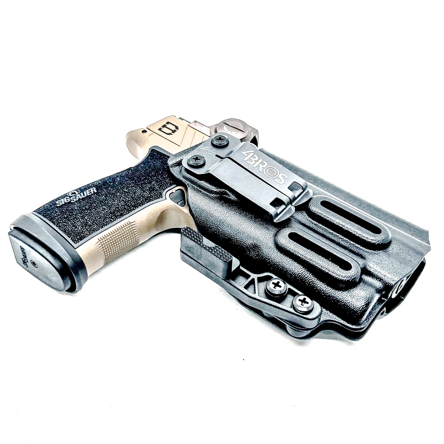 IWB holster for Sig Sauer P365-DH3 AXG with FOXTROT2R. Inside Waistband concealed carry holster with adjustable retention and reduced printing.