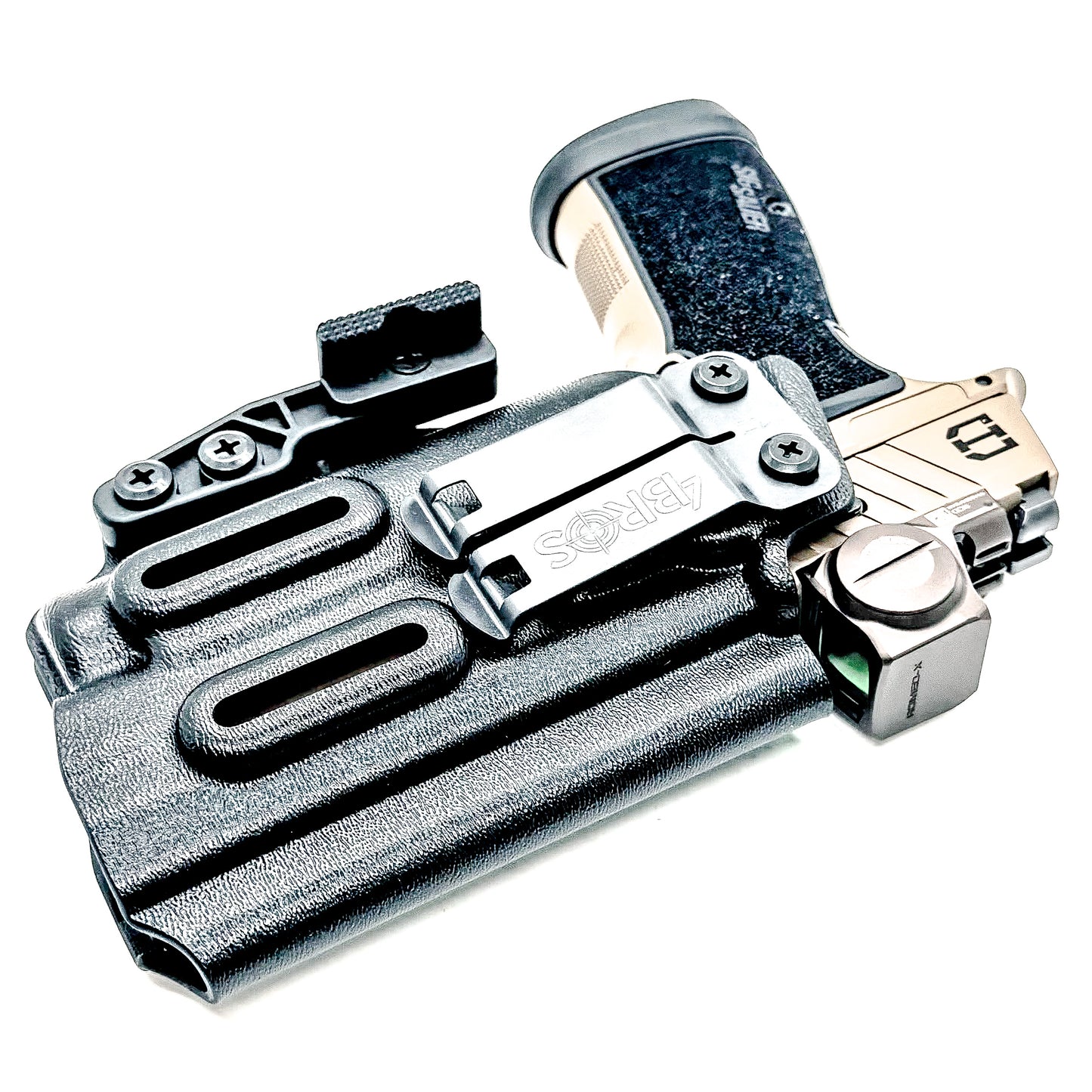 IWB holster for Sig Sauer P365-DH3 AXG with FOXTROT2R. Inside Waistband concealed carry holster with adjustable retention and reduced printing.