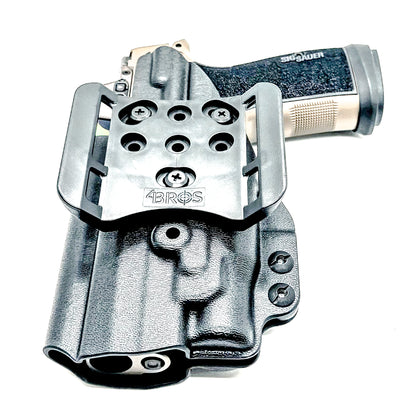 OWB holster for Sig Sauer P365-DH3 AXG with FOXTROT2R. Outside Waistband holster for range, training, and open carry with adjustable retention.