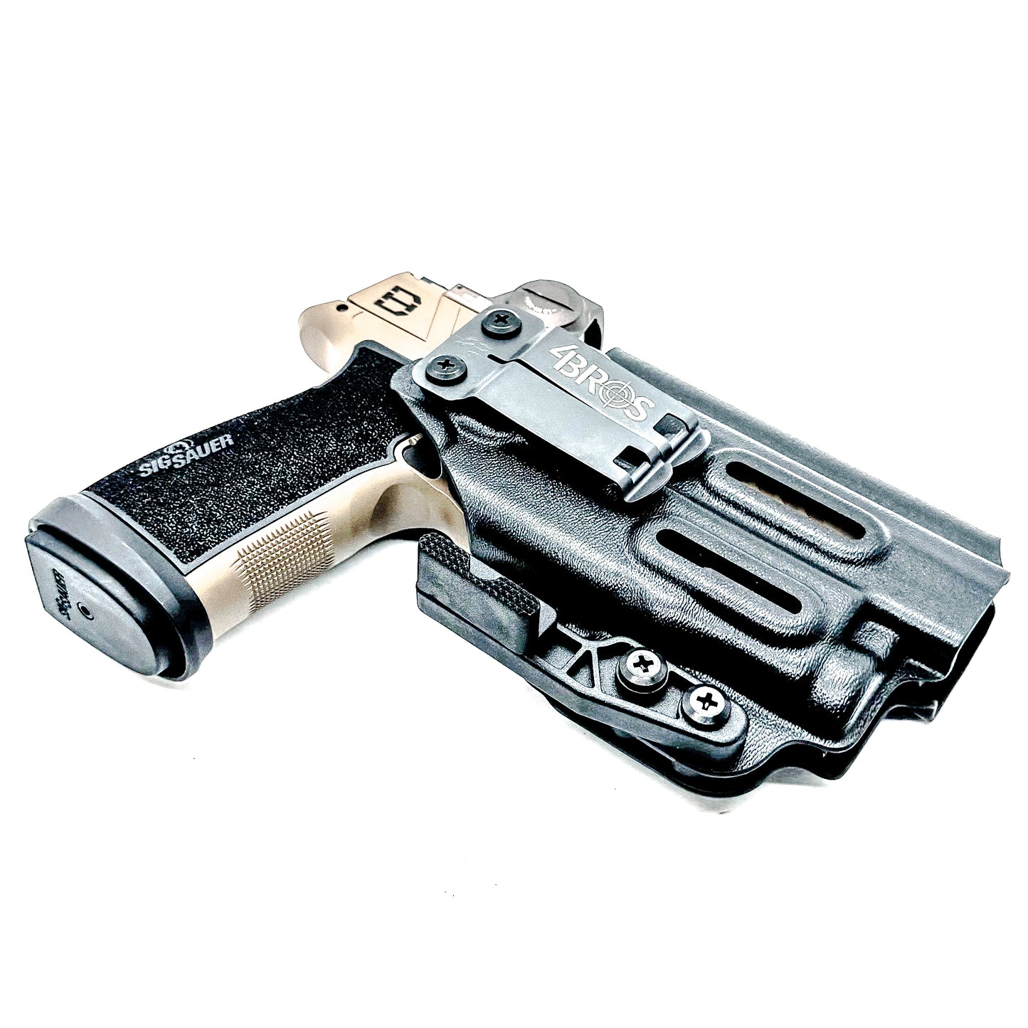 IWB holster for Sig Sauer P365-DH3 AXG with TLR-7 Sub. Inside Waistband concealed carry holster with adjustable retention and reduced printing.