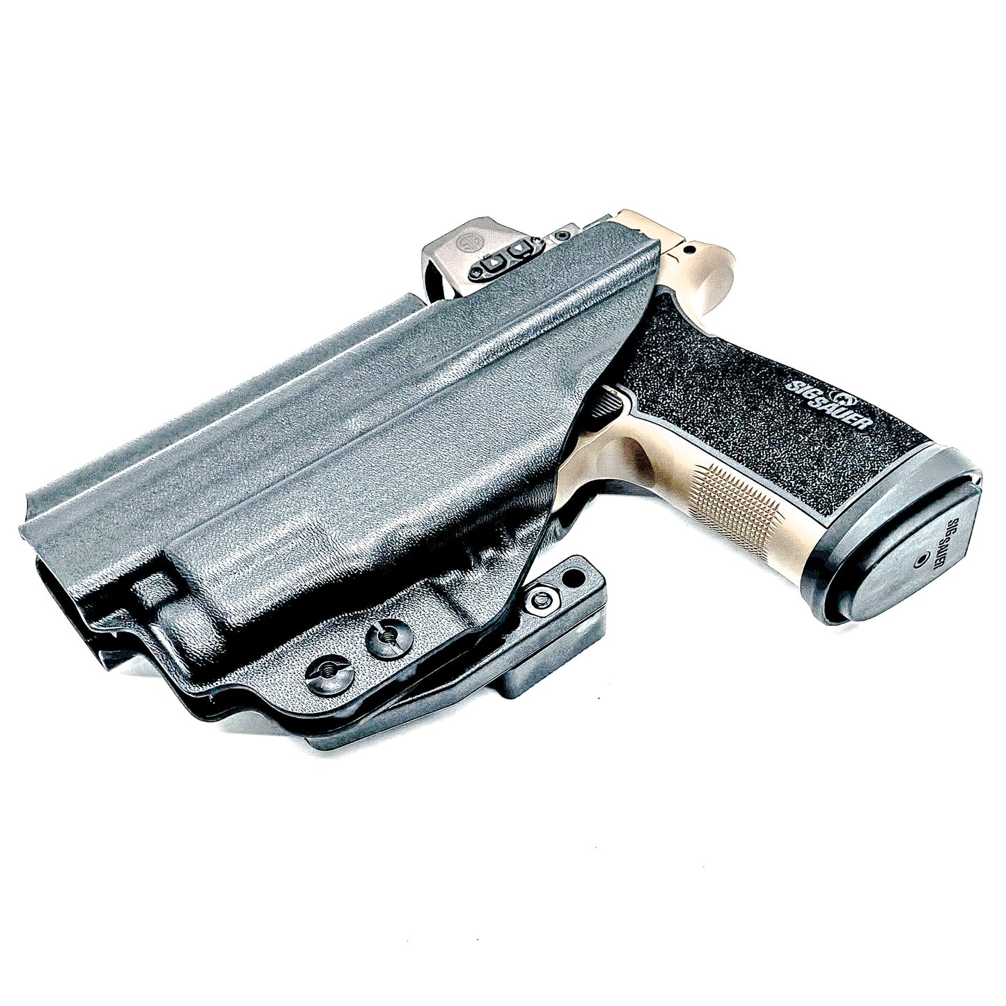 IWB holster for Sig Sauer P365-DH3 AXG with TLR-7 Sub. Inside Waistband concealed carry holster with adjustable retention and reduced printing.