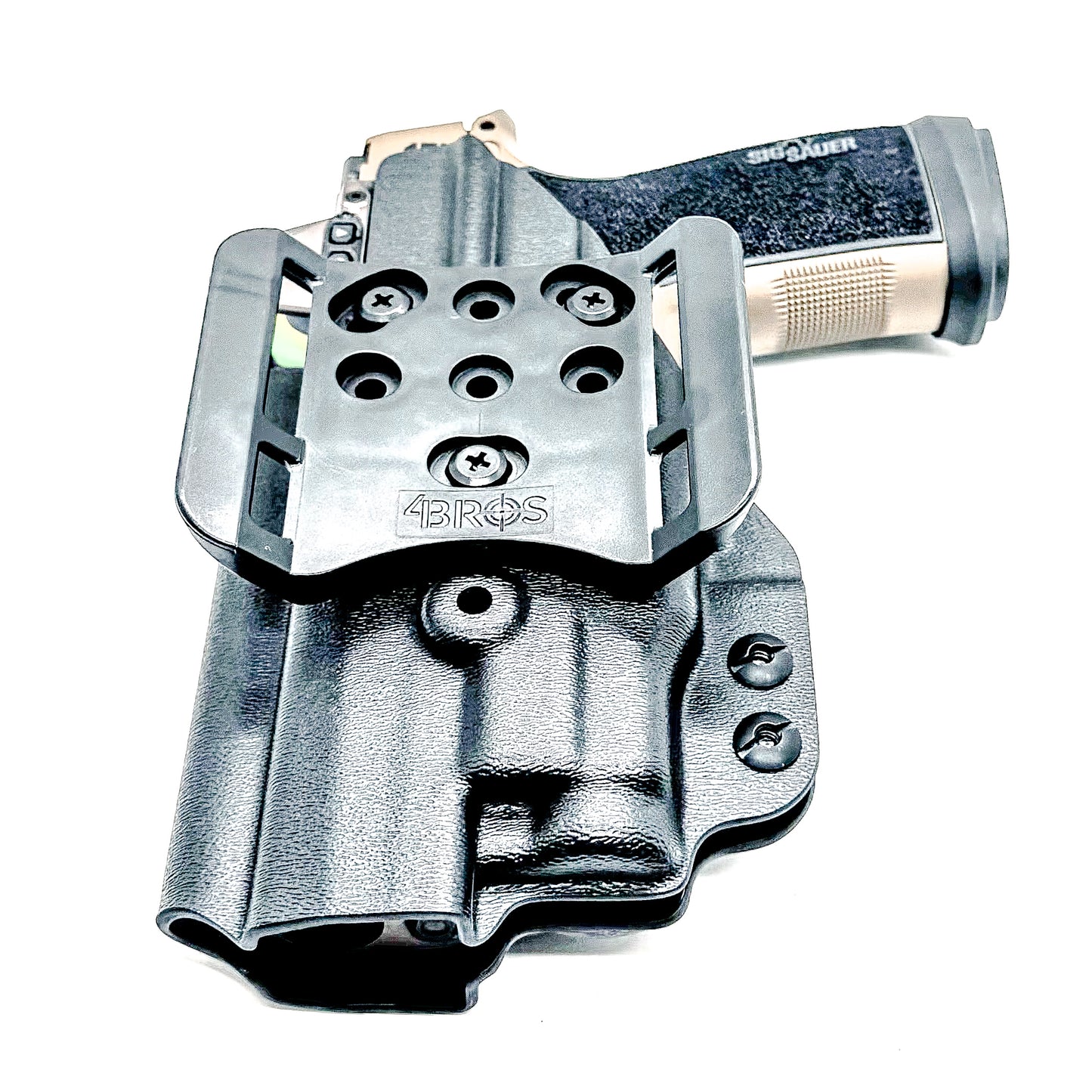 OWB holster for Sig Sauer P365-DH3 AXG with TLR-7 Sub. Outside Waistband holster for range, training, and open carry with adjustable retention.