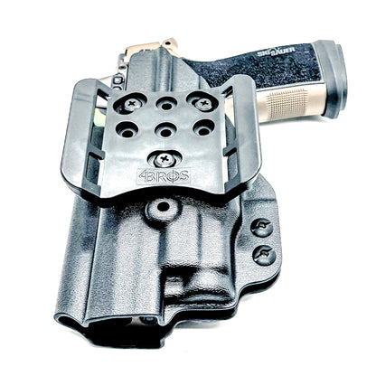 OWB holster for Sig Sauer P365-DH3 AXG with TLR-7 Sub. Outside Waistband holster for range, training, and open carry with adjustable retention.