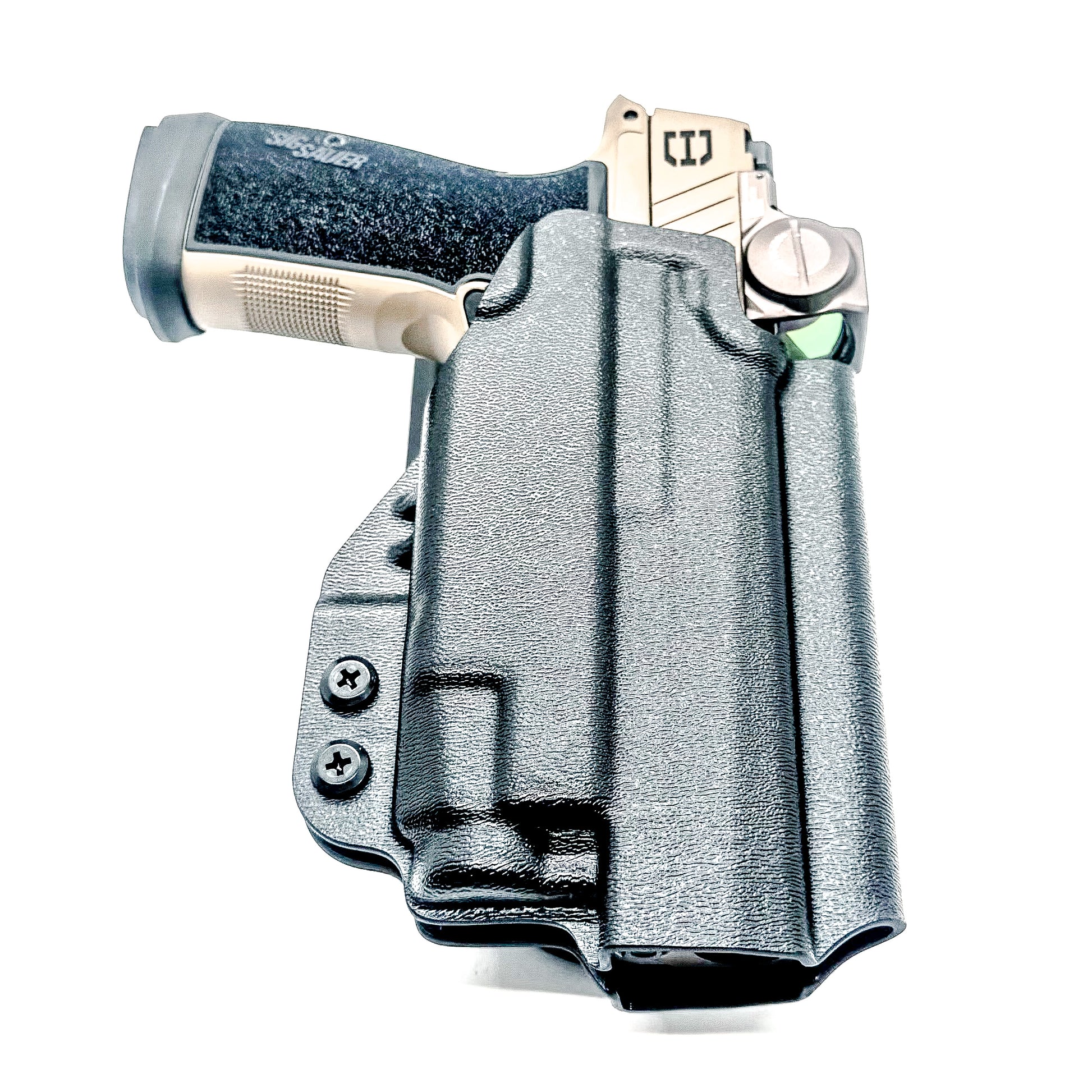 Sig Sauer P365-DH3 AXG with TLR-7 X or A (OWB) Outside Waistband light duty & competition holster with adjustable retention and optics support
