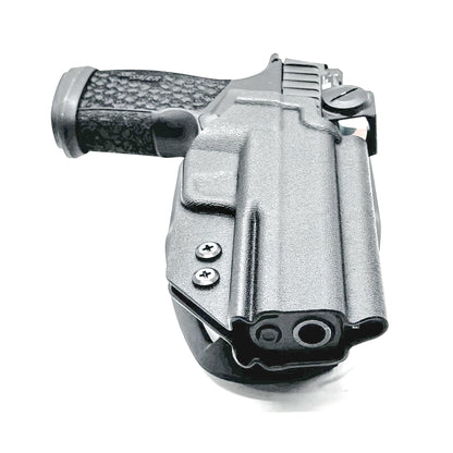 Light duty & competition OWB holster for Sig Sauer P365-FUSE. Red dot ready, adjustable retention, and USA-made