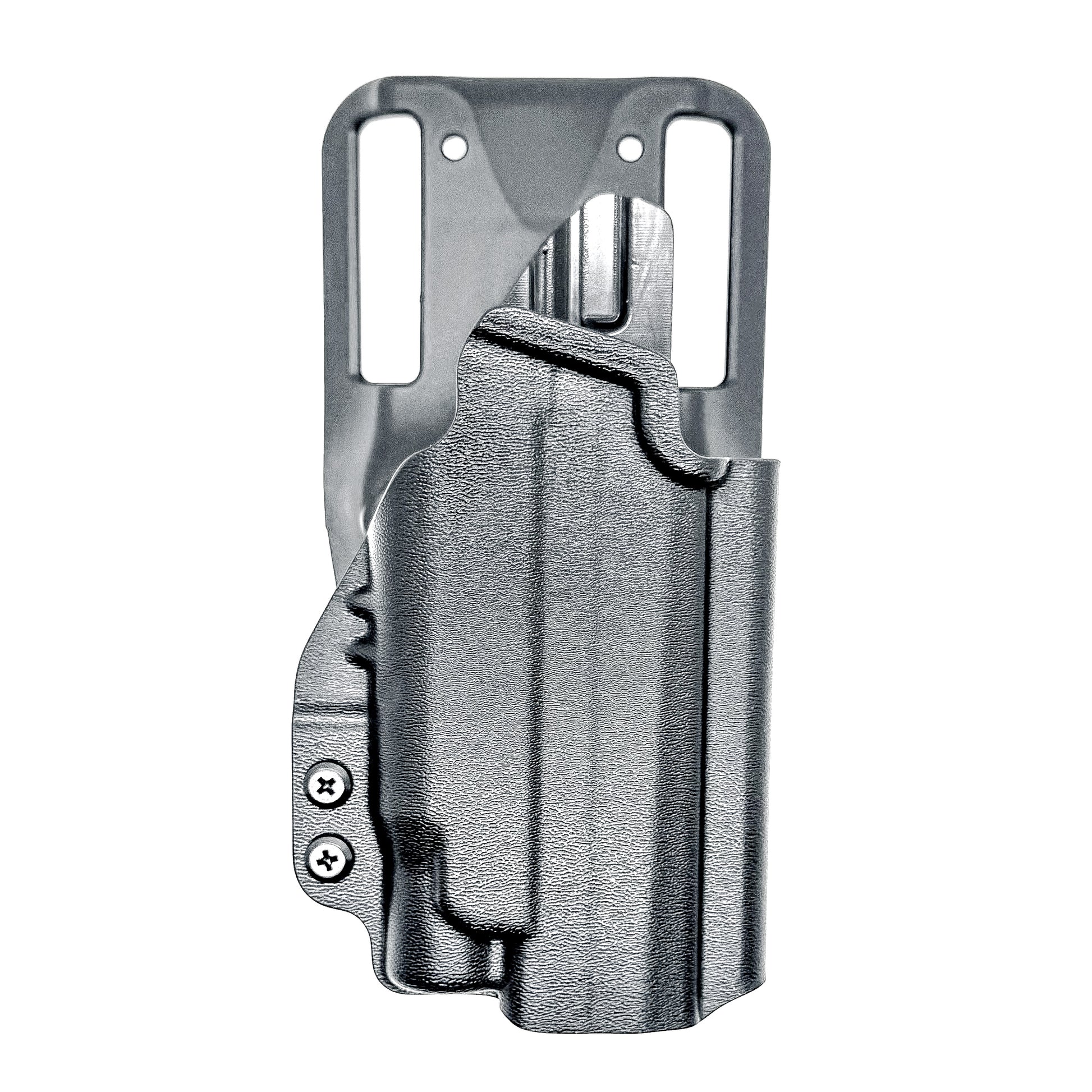 OWB holster for Sig Sauer P365-FUSE & FOXTROT2R. Outside Waistband light duty & competition holster with adjustable retention and optics support.