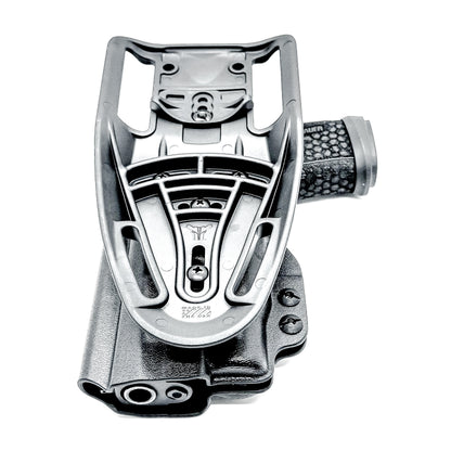 OWB holster for Sig Sauer P365-FUSE & FOXTROT2R. Outside Waistband light duty & competition holster with adjustable retention and optics support.