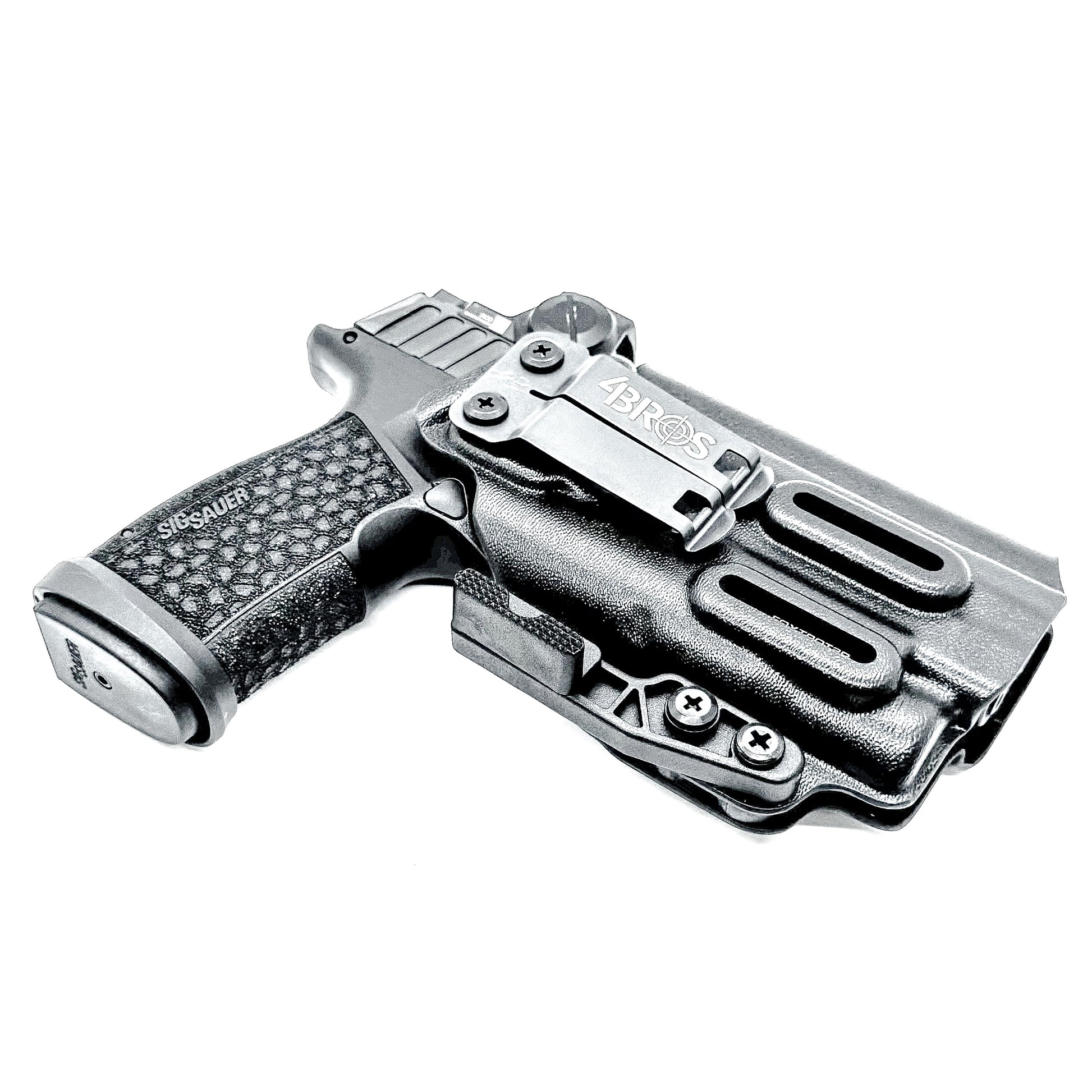 IWB holster for Sig Sauer P365-FUSE & FOXTROT2R. Inside Waistband concealed carry holster with adjustable retention and reduced printing.