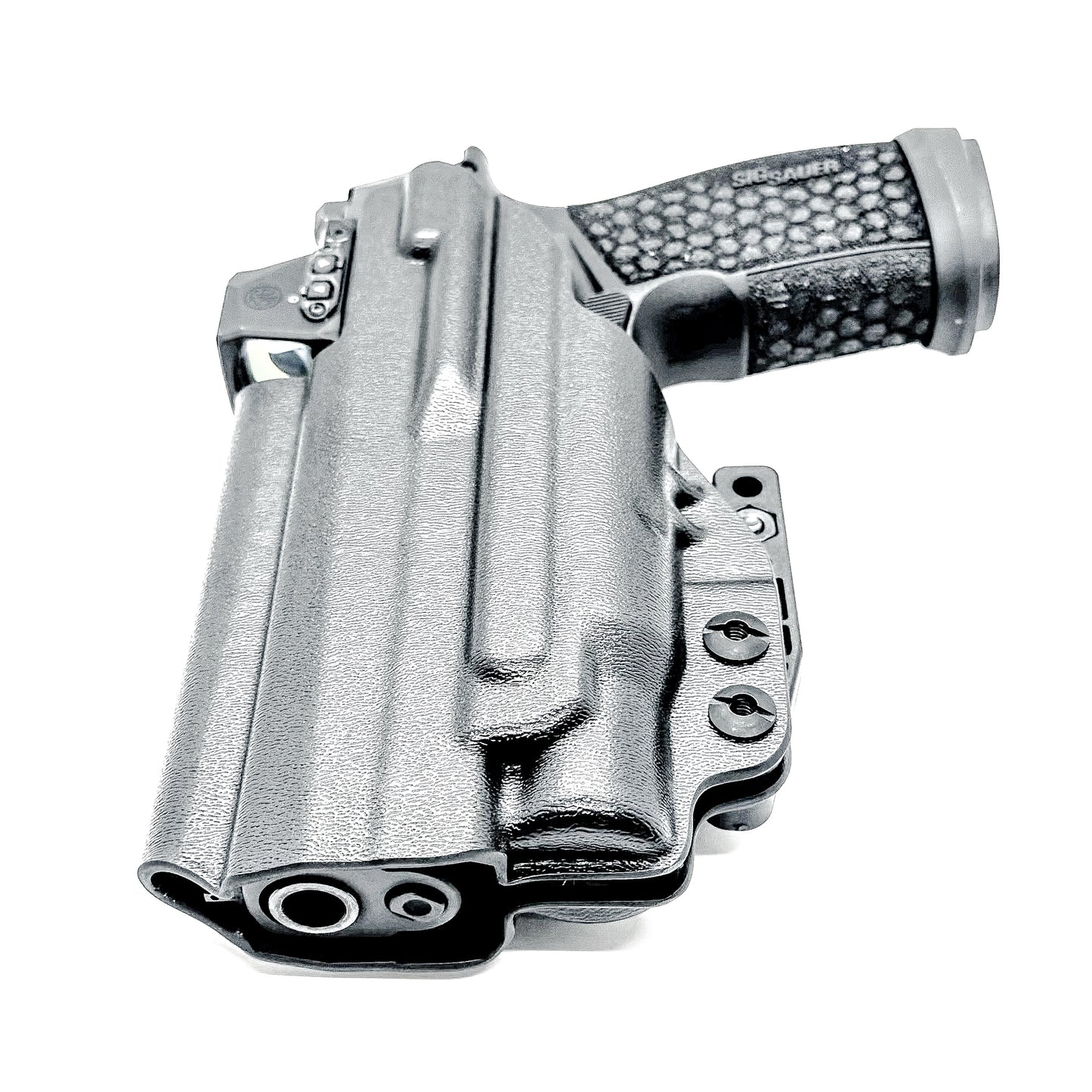 IWB holster for Sig Sauer P365-FUSE & FOXTROT2R. Inside Waistband concealed carry holster with adjustable retention and reduced printing.