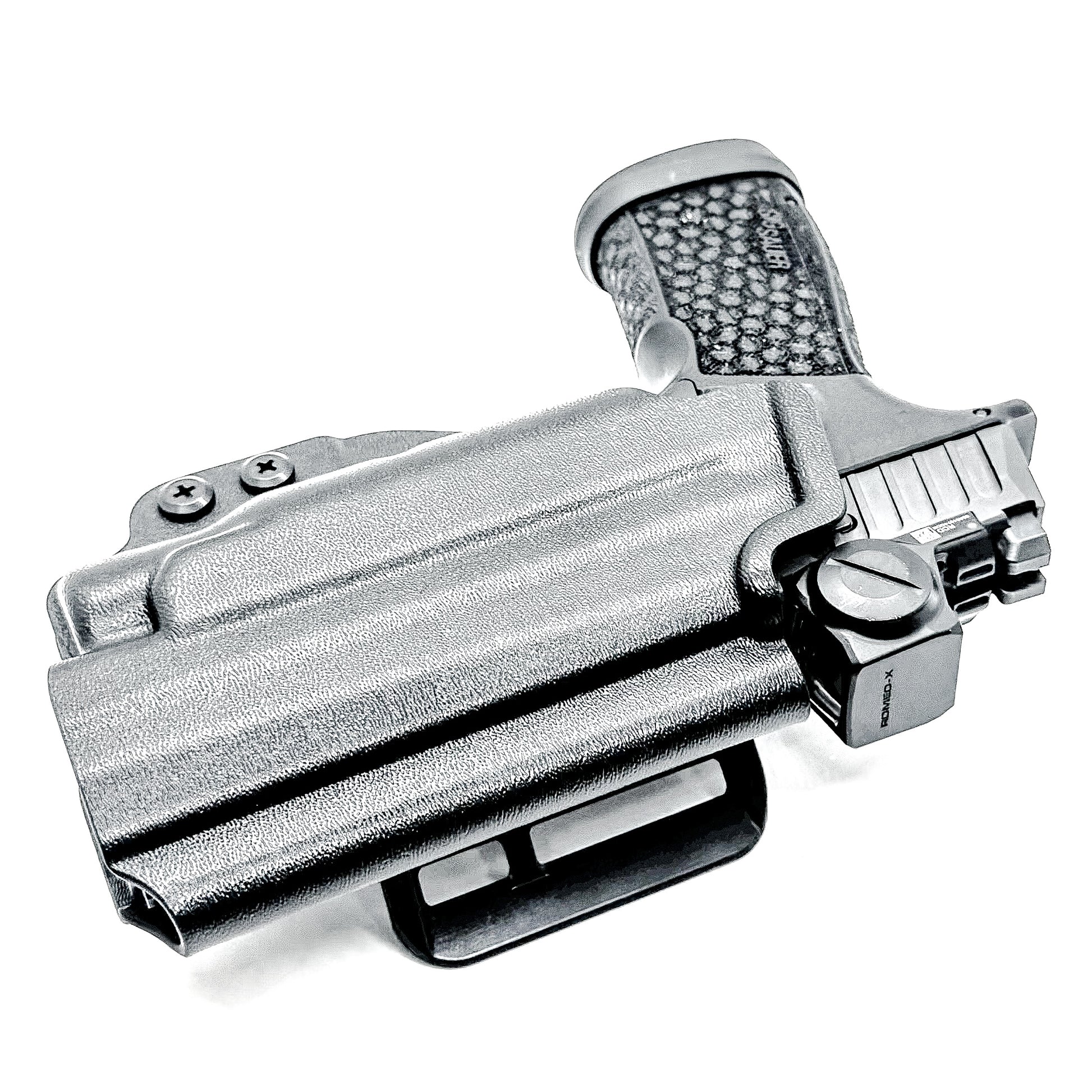 OWB holster for Sig Sauer P365-FUSE & FOXTROT2R. Outside Waistband holster for range, training, and open carry with adjustable retention.