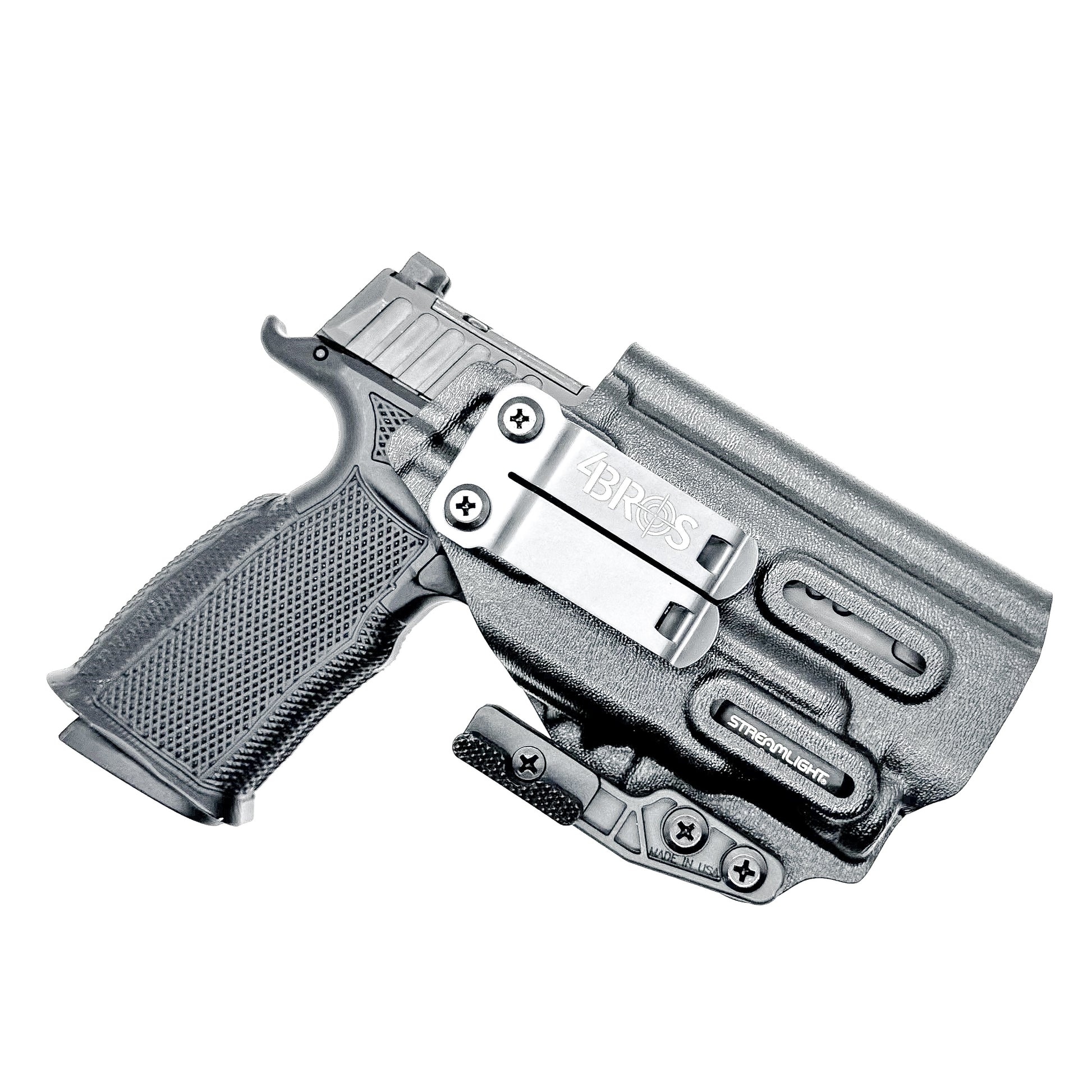 IWB holster for Sig Sauer P365-FUSE with Icarus A.C.E. 365 MACRO & Streamlight TLR-7 Sub 1913. Optic-ready, Enigma compatible, Made in USA.