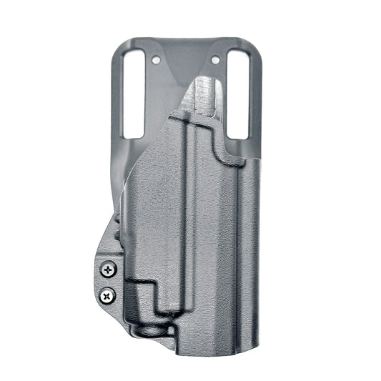 Black Four Brothers Duty & competition holster for Sig P365-FUSE with TLR-7A/X and Icarus grip.