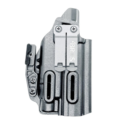 Black Inside Waistband IWB Holster for the Sig Sauer P365-FUSE with the Streamlight TLR-7X, TLR-7 A, or TLR-7 HL-X from Four Brothers 4BROS Holsters.