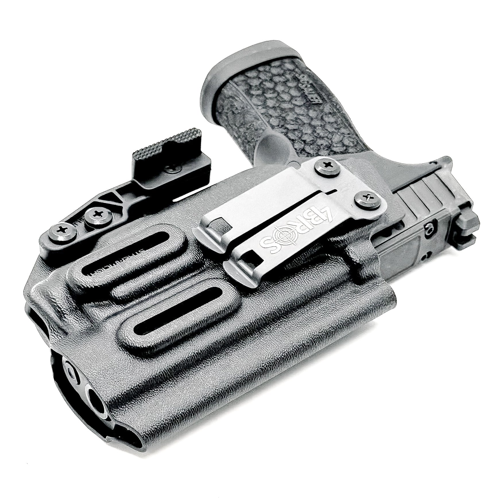 For the best IWB Kydex Inside Waistband Holster for the Sig Sauer P365-FUSE with the Streamlight 1913 version TLR-7 Sub, shop Four Brothers 4BROS Holsters. 