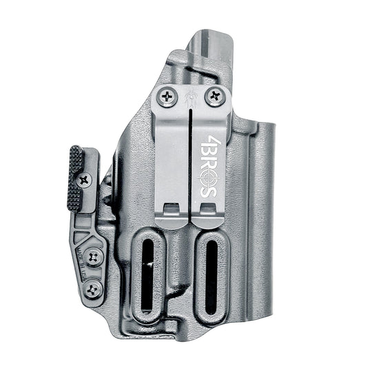 Inside waistband holster for Sig Sauer P365-XMACRO with Icarus Precision grip and Streamlight TLR-7 Sub 1913 weapon light mounted.