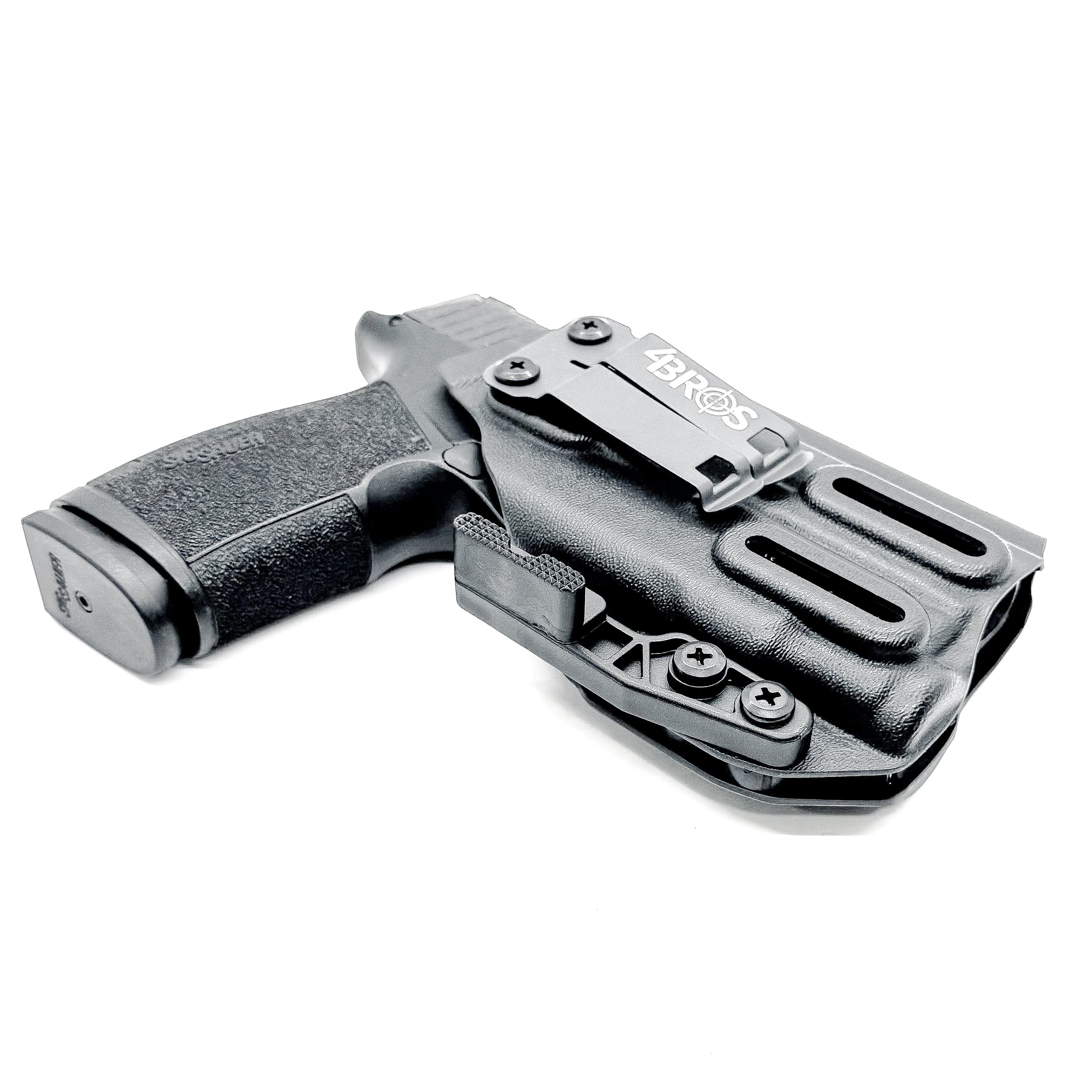Black Scorpion OWB Paddle Holster For Sig Sauer P365 X-MACRO W/ Streamlight TLR-7 Sub - Right Hand, Kydex, Level 1, USA Made