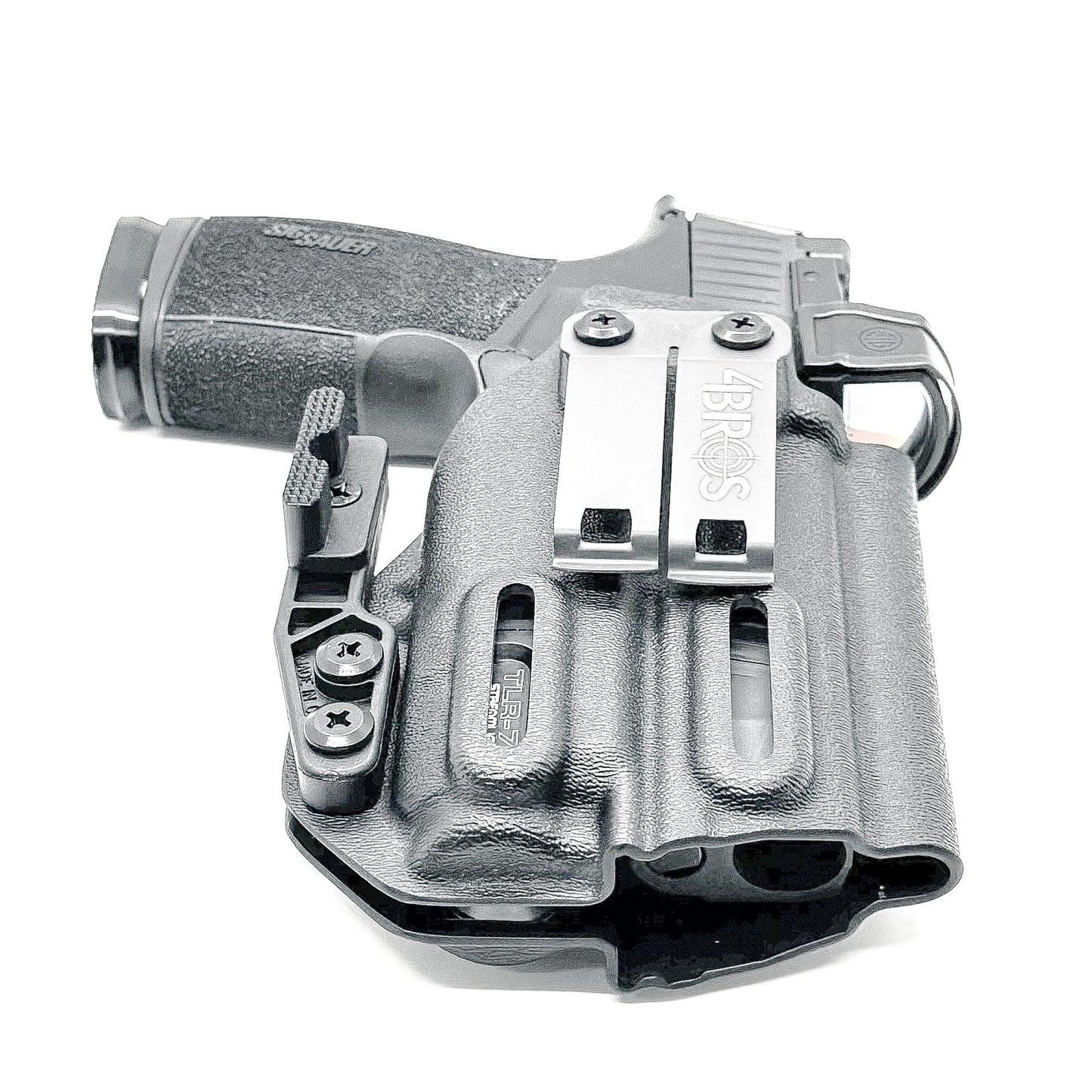 IWB Kydex Inside Waistband Holster for the Sig Sauer P365-XMACRO with Streamlight TLR-7 X & TLR-7 A, shop Four Brothers 4BROS Holsters