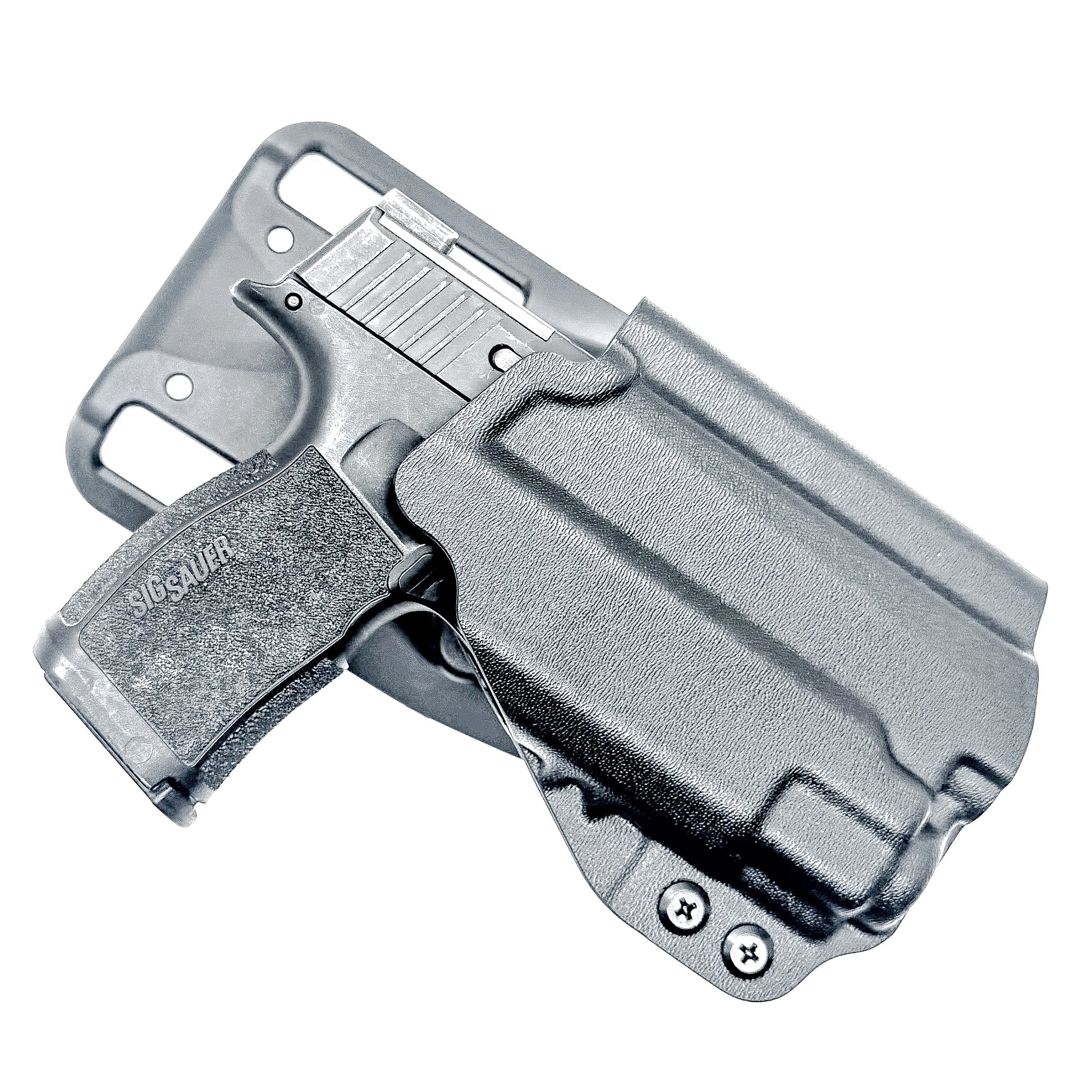 Outside Waistband light duty & competition style holster for the Sig P365 or P365XL and Streamlight TLR-8 Sub