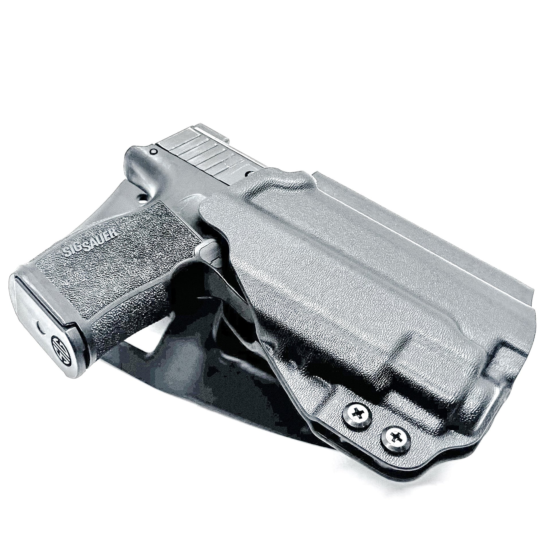 Outside Waistband light duty & competition style holster for the Sig P365 or P365XL and Streamlight TLR-8 Sub
