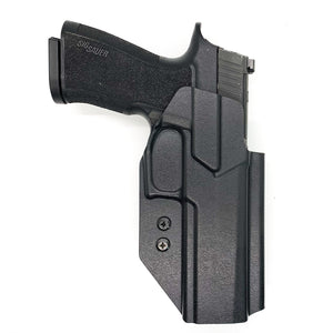 For the best, Outside Waistband OWB Kydex Holster designed to fit the Sig Sauer P320-XTEN 10MM handgun, shop Four Brothers Holsters.  Full sweat guard, adjustable retention, open muzzle, cleared for red dot sights.  Proudly made in the USA for veterans and law enforcement. 10 MM P320 XTEN, P320 X Ten or P 320  XTEN.