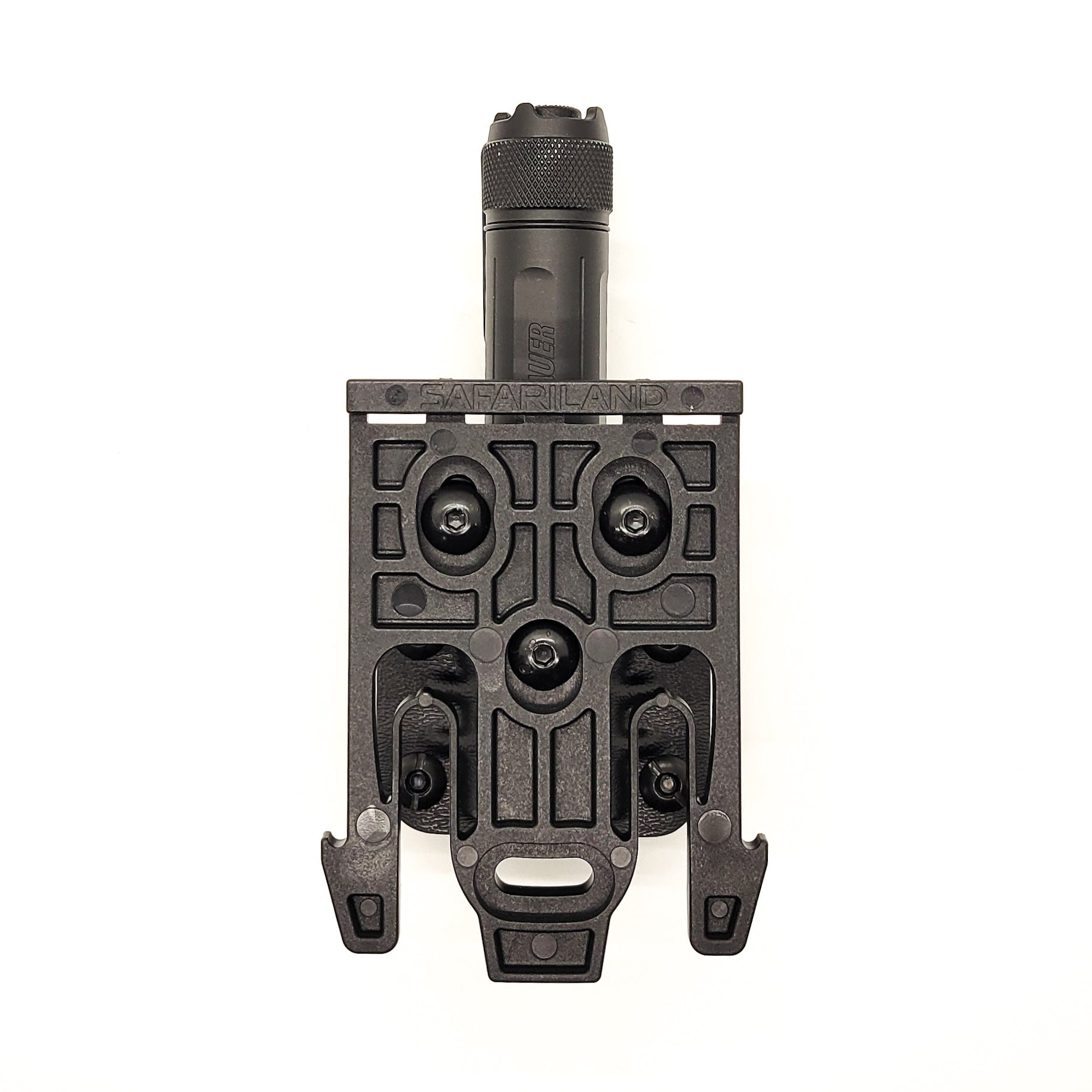 For the best Kydex Outside Waistband & Molle Compatible Sig Sauer Foxtrot-EDC Full Size, Compact & Compact Rose Flashlight Carrier, shop Four Brothers Holsters.