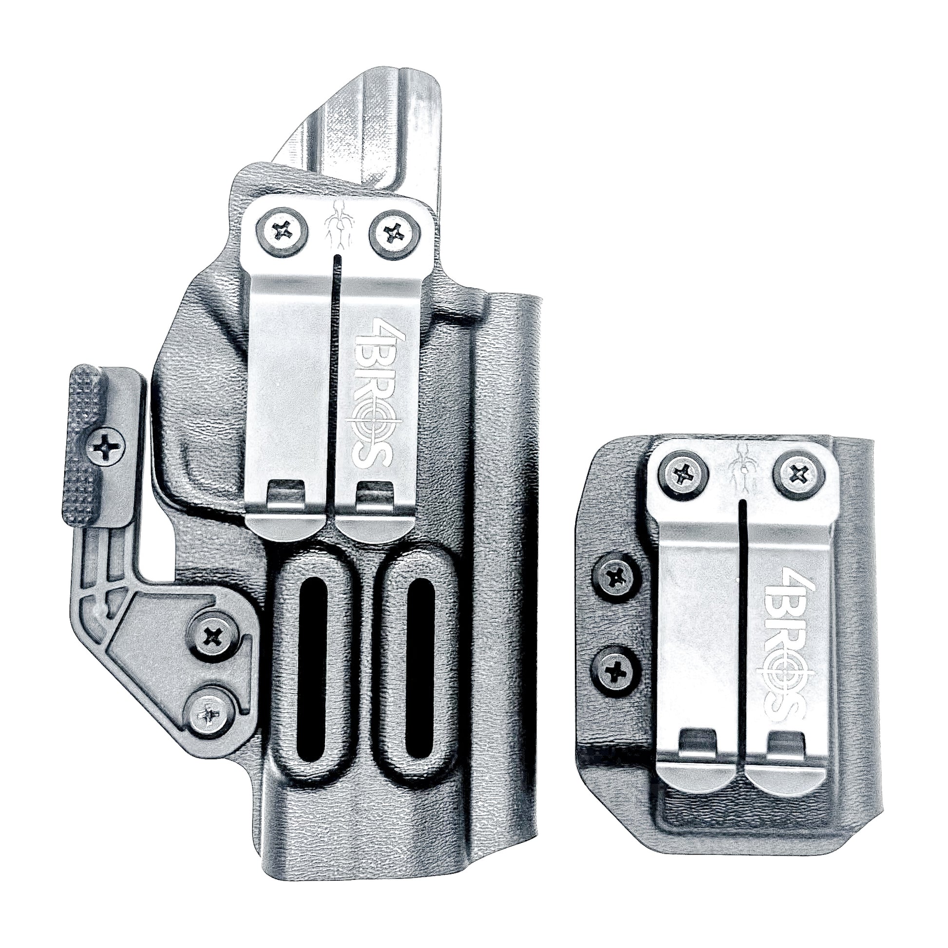 Sig P365-FUSE IWB right-hand holster and matching magazine carrier in black.