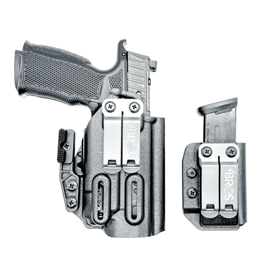 Inside Waistband IWB Holster & Magazine Carrier Combo for the Sig Sauer P365-FUSE & Icarus Precision A.C.E. Module & TLR-7 X or TLR-7 A from Four Brothers Holsters
