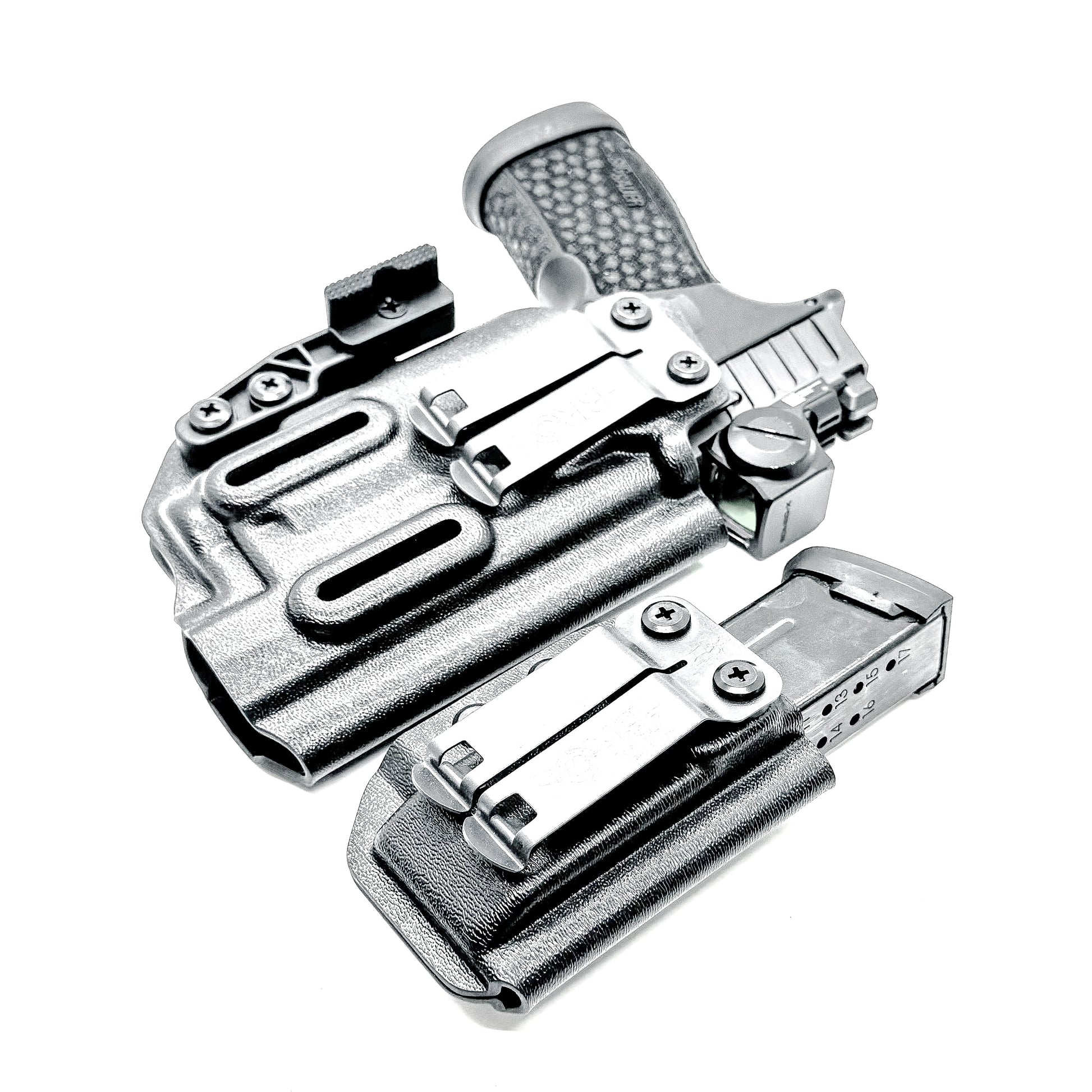 Inside Waistband IWB Holster & Magazine carrier Combo for the Sig Sauer P365-FUSE & Streamlight TLR-7 Sub, X Sub, or TLR-7 HL-X Sub from Four Brothers Holsters