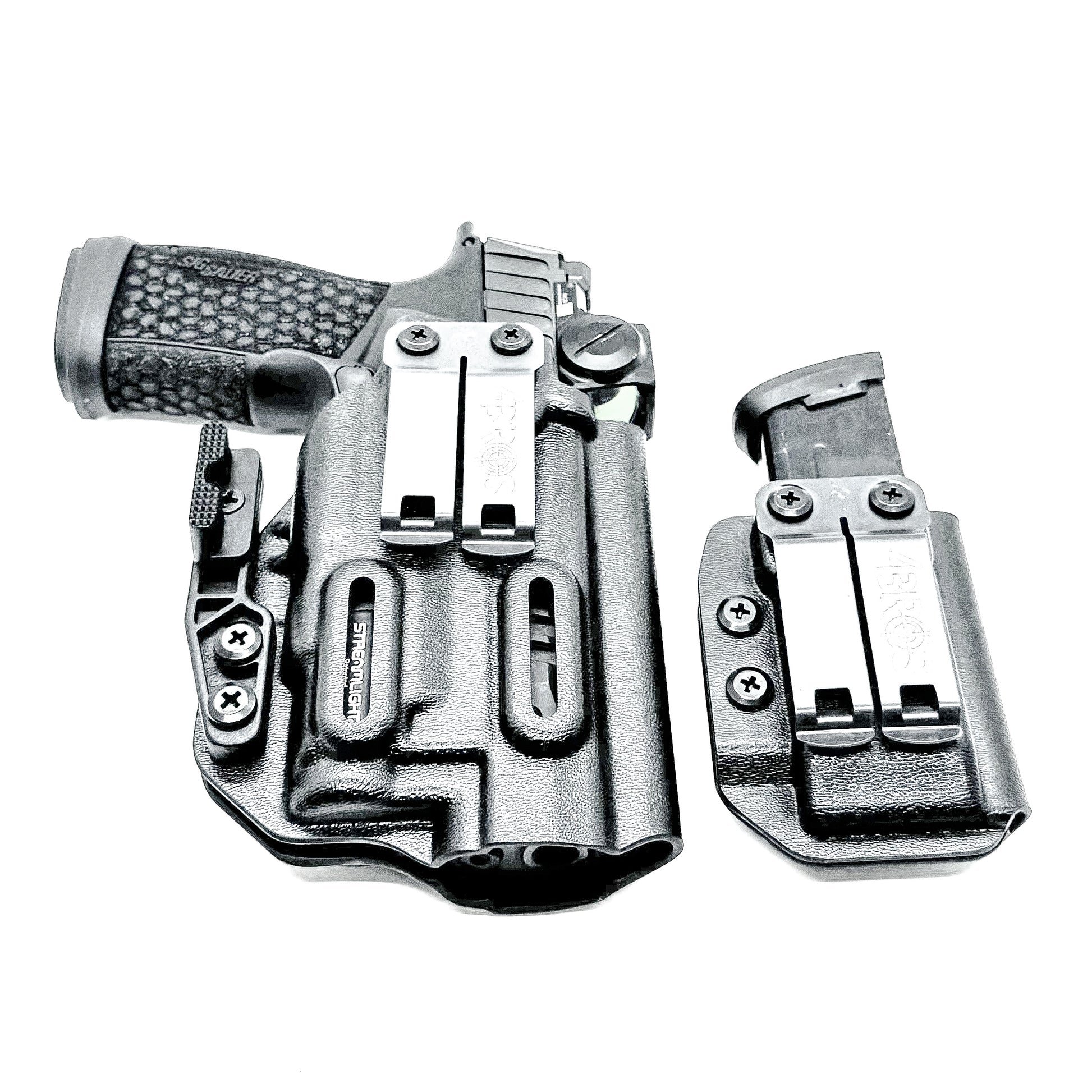 Inside Waistband IWB Holster & Magazine carrier Combo for the Sig Sauer P365-FUSE & Streamlight TLR-7 Sub, X Sub, or TLR-7 HL-X Sub from Four Brothers Holsters