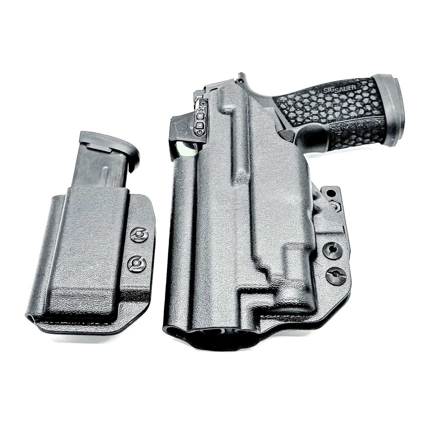 Inside Waistband IWB Holster & Magazine carrier Combo for the Sig Sauer P365-FUSE & Streamlight TLR-7 Sub, X Sub, or TLR-7 HL-X Sub from Four Brothers Holsters