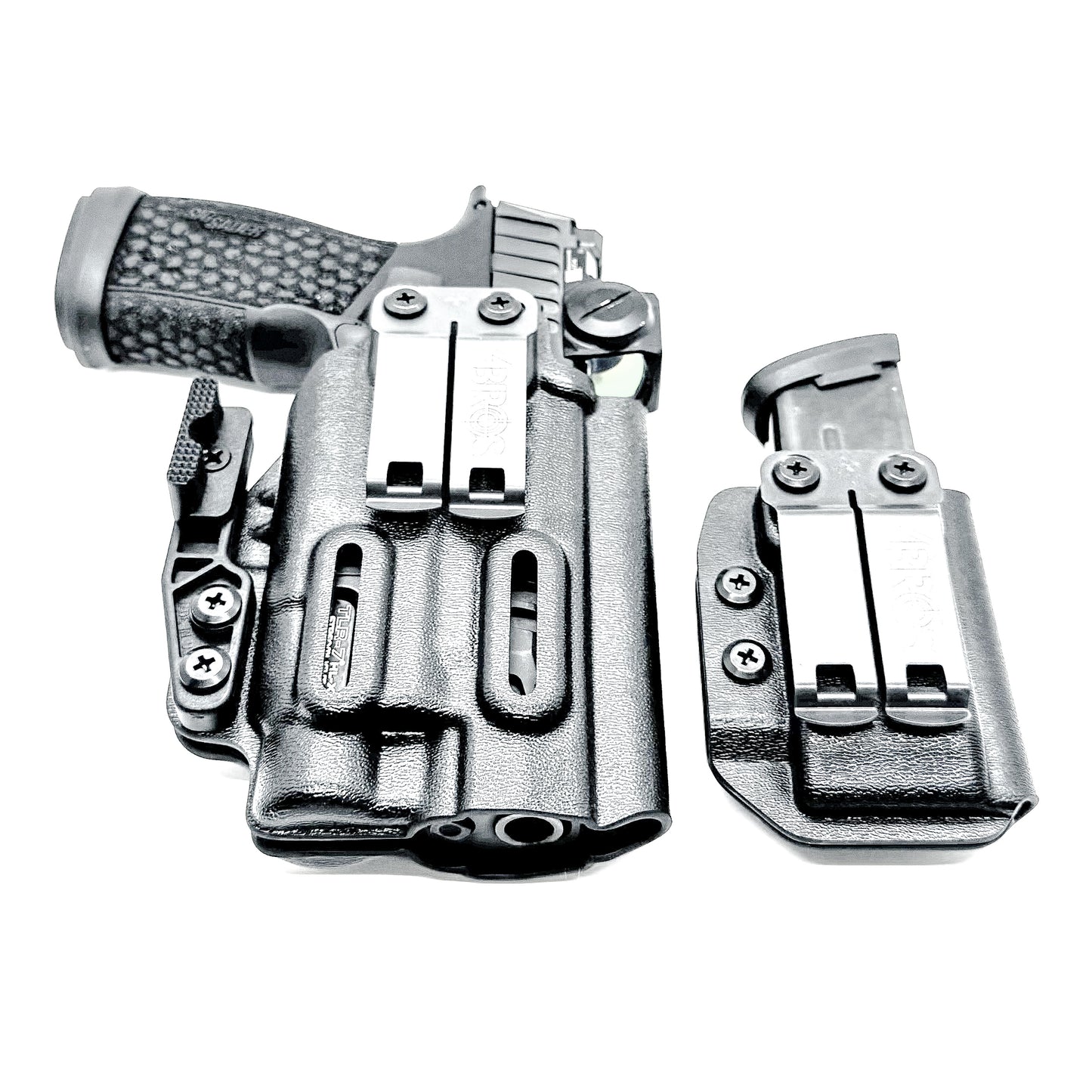 Inside Waistband IWB Holster & Magazine carrier Combo fits Sig Sauer P365-FUSE or P365-XMACRO & Streamlight TLR-7 X/A or TLR-7 HL-X from Four Brothers Holsters