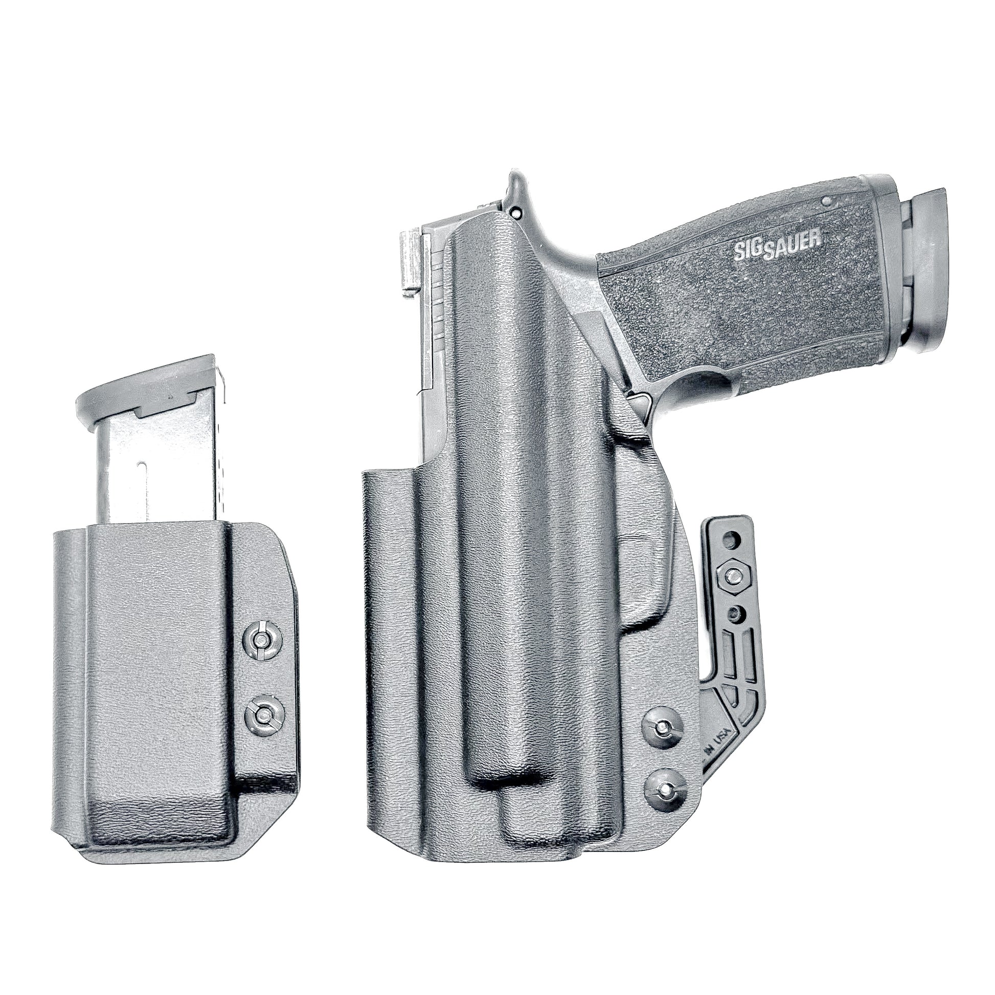 Sig P365-XMACRO Gas Pedal IWB RH Holster with Magazine Carrier Combo in black