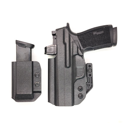 Four Brothers Sig Sauer P365-XMACRO, P365-XMACRO COMP, P365-XMACRO TACOPS, or P365-XMACRO COMP ROMEOZERO ELITE & Magazine Pouch IWB AIWB Inside Waistband Combo.