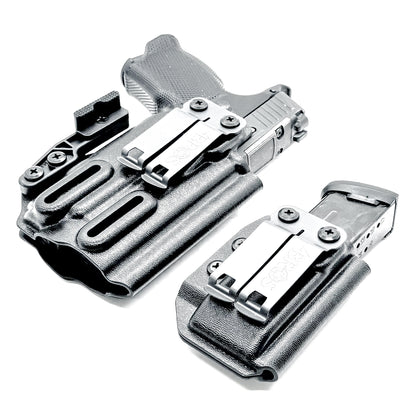 Sig P365-XMACRO & Icarus Precision A.C.E Module & TLR-7 XA IWB RH Holster with Magazine Carrier Combo in Black