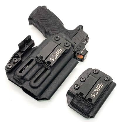 Four Brothers Sig Sauer P365-XMACRO & Icarus Precision A.C.E. 365 X MACRO Grip Module & Streamlight TLR-7 X & magazine pouch IWB Inside Waistband Holster Combo