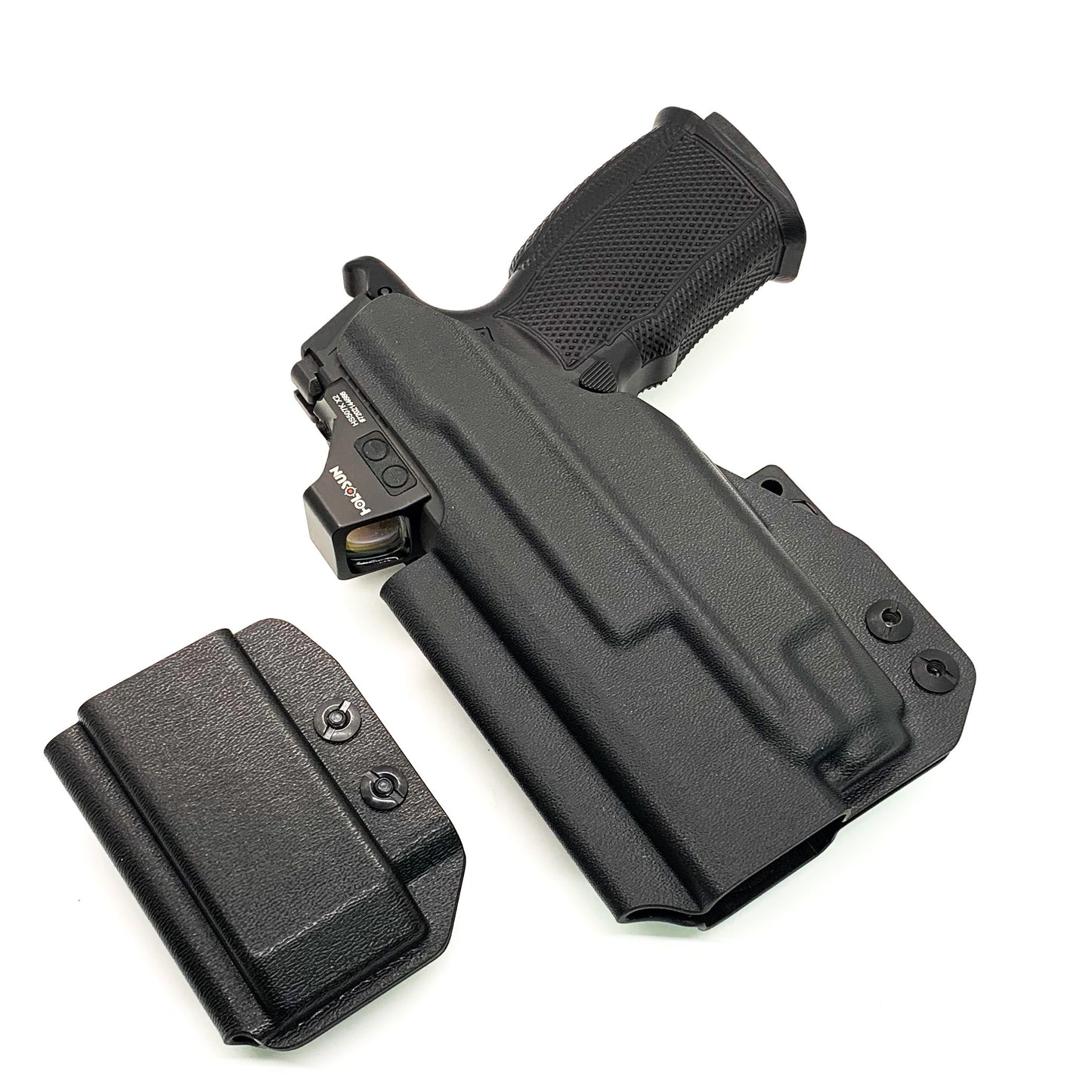 Four Brothers Sig Sauer P365-XMACRO & Icarus Precision A.C.E. 365 X MACRO Grip Module & Streamlight TLR-7 X & magazine pouch IWB Inside Waistband Holster Combo