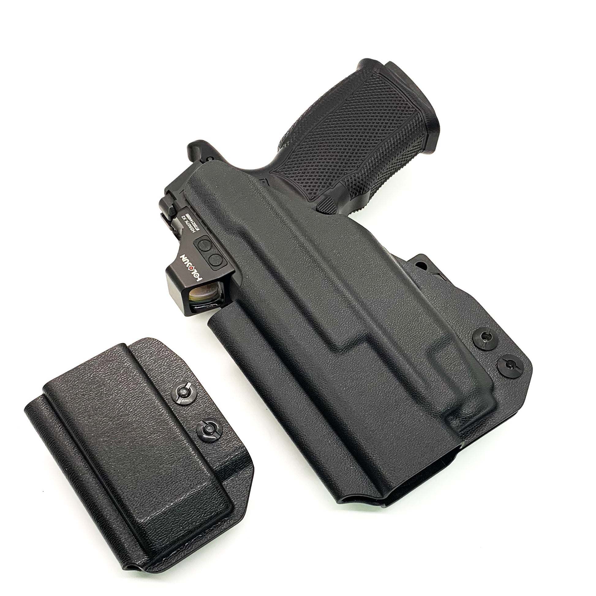 Four Brothers Sig Sauer P365-XMACRO & Icarus Precision A.C.E. 365 X MACRO Grip Module & Streamlight TLR-7 X & magazine pouch IWB Inside Waistband Holster Combo
