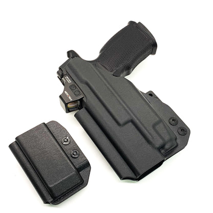 Four Brothers Sig Sauer P365-XMACRO & Icarus Precision A.C.E. 365 X MACRO Grip Module & Streamlight TLR-7 X & magazine pouch IWB Inside Waistband Holster Combo