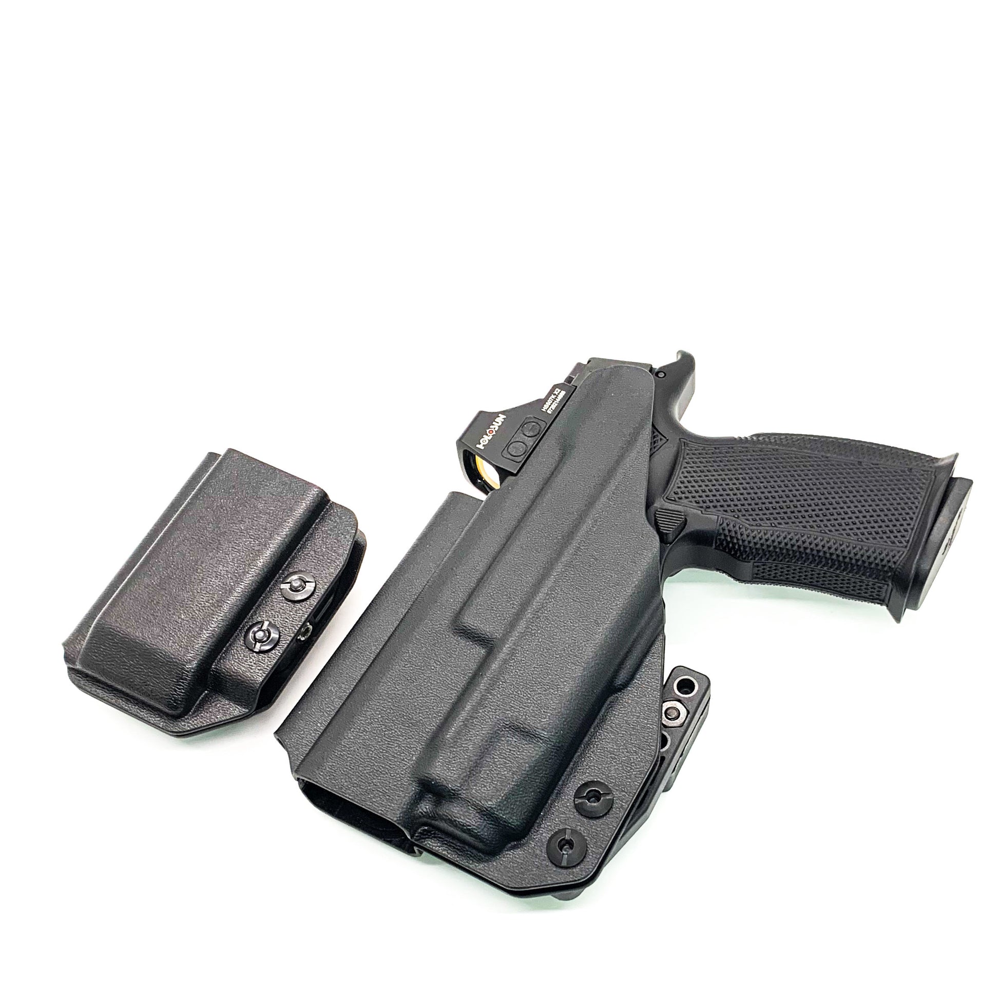 Four Brothers Sig Sauer P365-XMACRO & Icarus Precision A.C.E. 365 X MACRO Grip Module & Streamlight TLR-7 X & magazine pouch IWB Inside Waistband Holster Combo