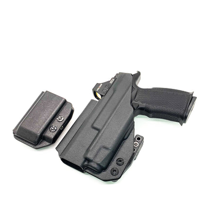 Four Brothers Sig Sauer P365-XMACRO & Icarus Precision A.C.E. 365 X MACRO Grip Module & Streamlight TLR-7 X & magazine pouch IWB Inside Waistband Holster Combo