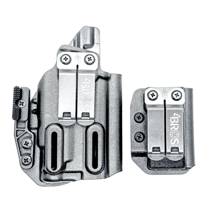 Four Brothers Sig Sauer P365-XMACRO, P365-XMACRO COMP, and P365-XMACRO TACOPS & Streamlight TLR-7 Sub & Magazine Pouch IWB AIWB Inside Waistband Holster Combo