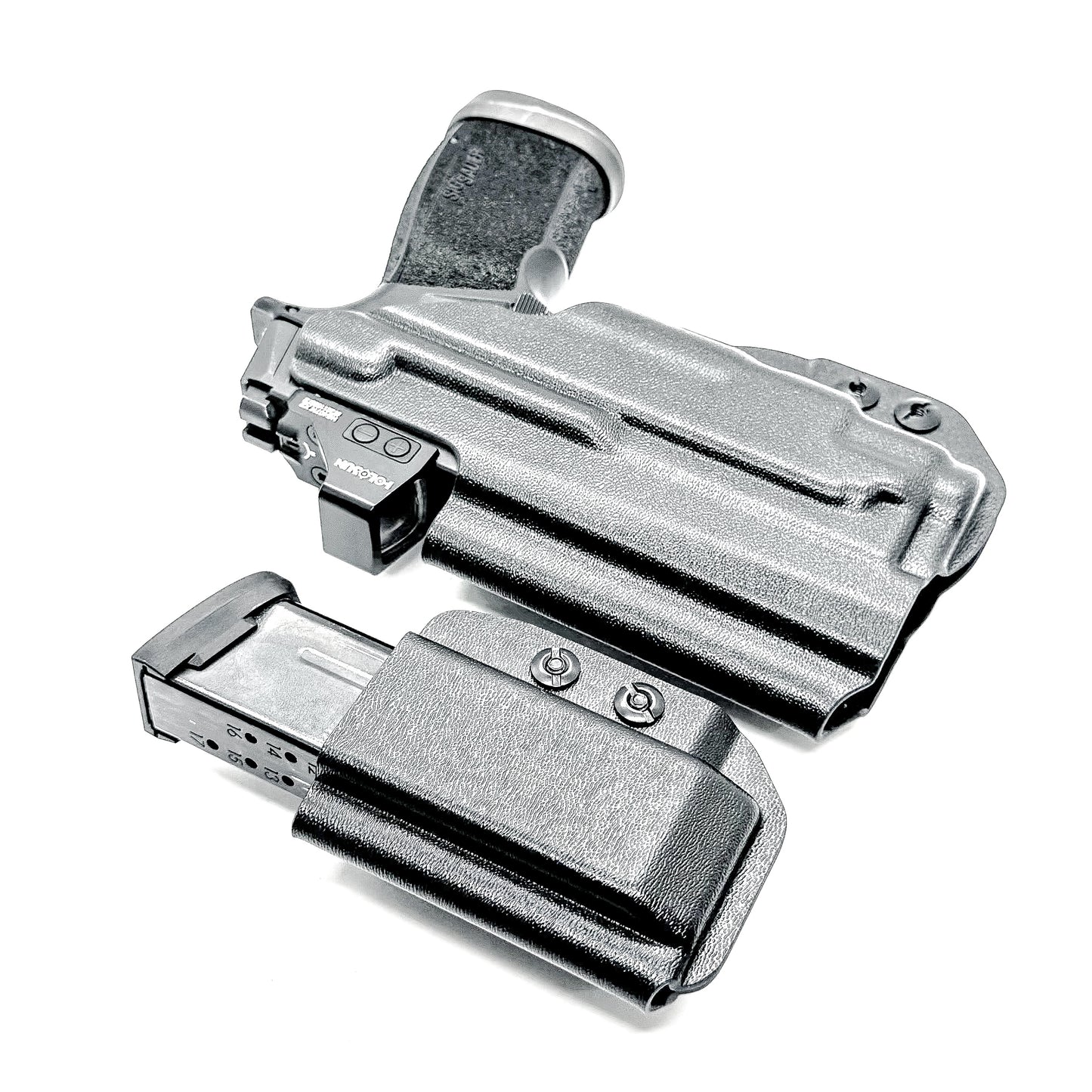 Four Brothers Sig Sauer P365-XMACRO, P365-XMACRO COMP, and P365-XMACRO TACOPS & Streamlight TLR-7 Sub & Magazine Pouch IWB AIWB Inside Waistband Holster Combo